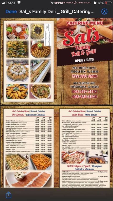 sal's deli photos|sal's deli menu.